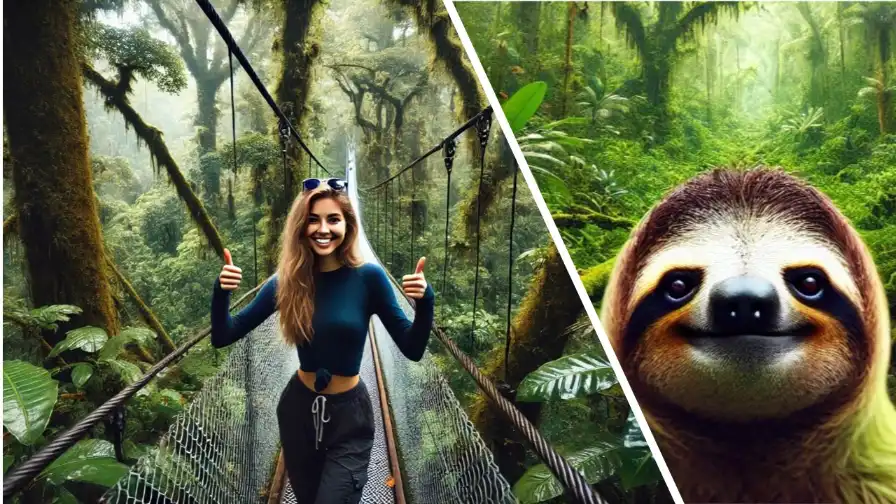 Sloth-Tour-Heliconias-Hanging-Bridges