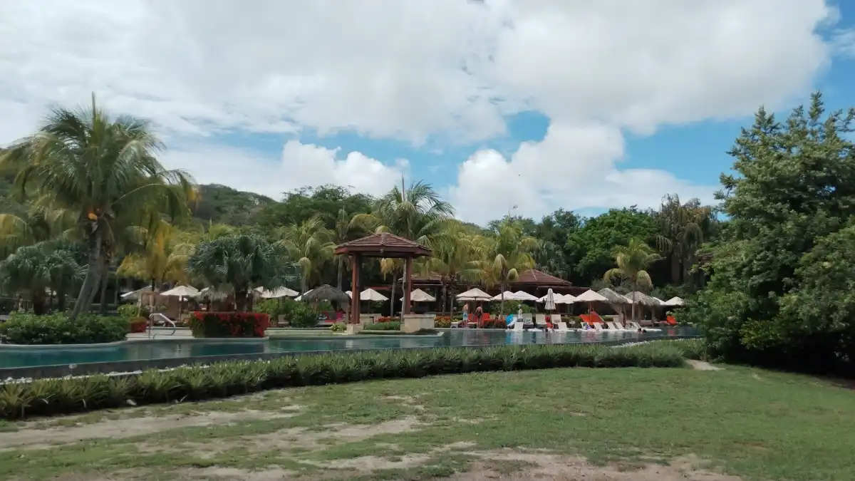 Historical photograph of the former Dreams Las Mareas resort in Playa El Jobo, La Cruz, Guanacaste, Costa Rica.