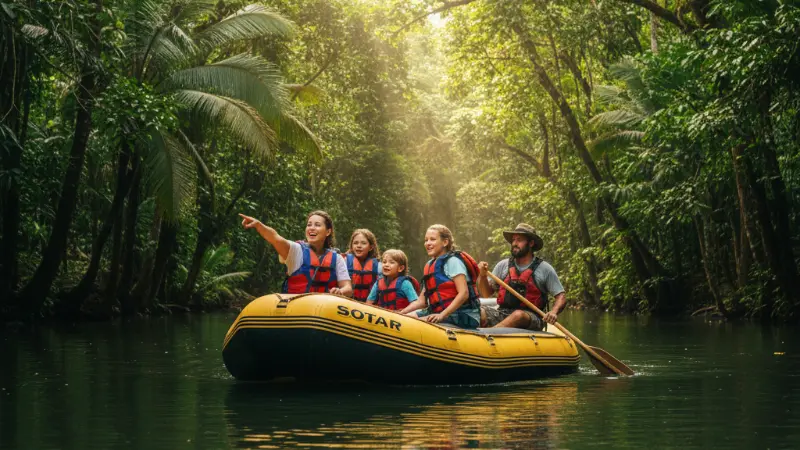 Safari Float on the Tenorio River